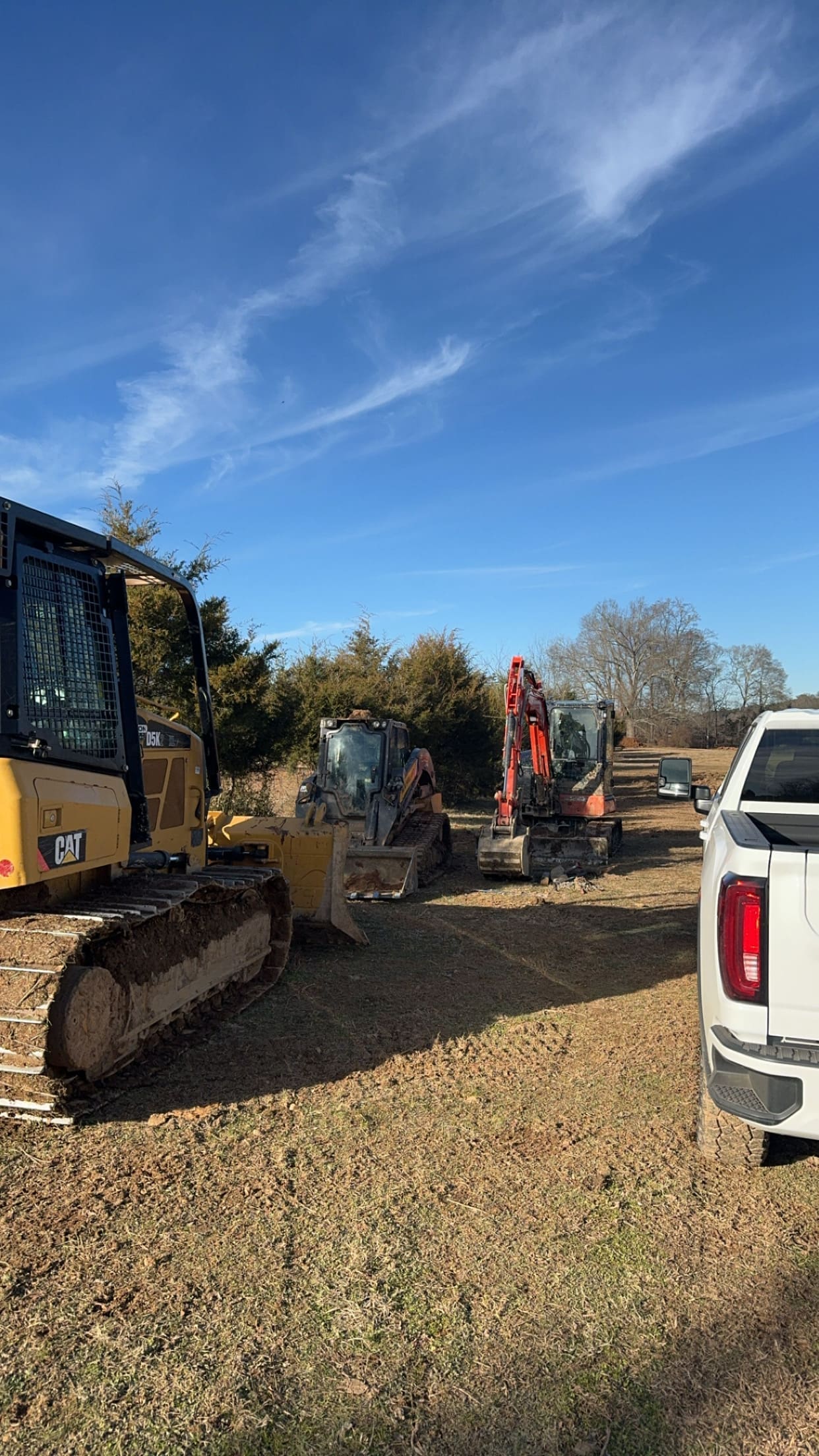 Grading and excavation near Cedartown Georgia