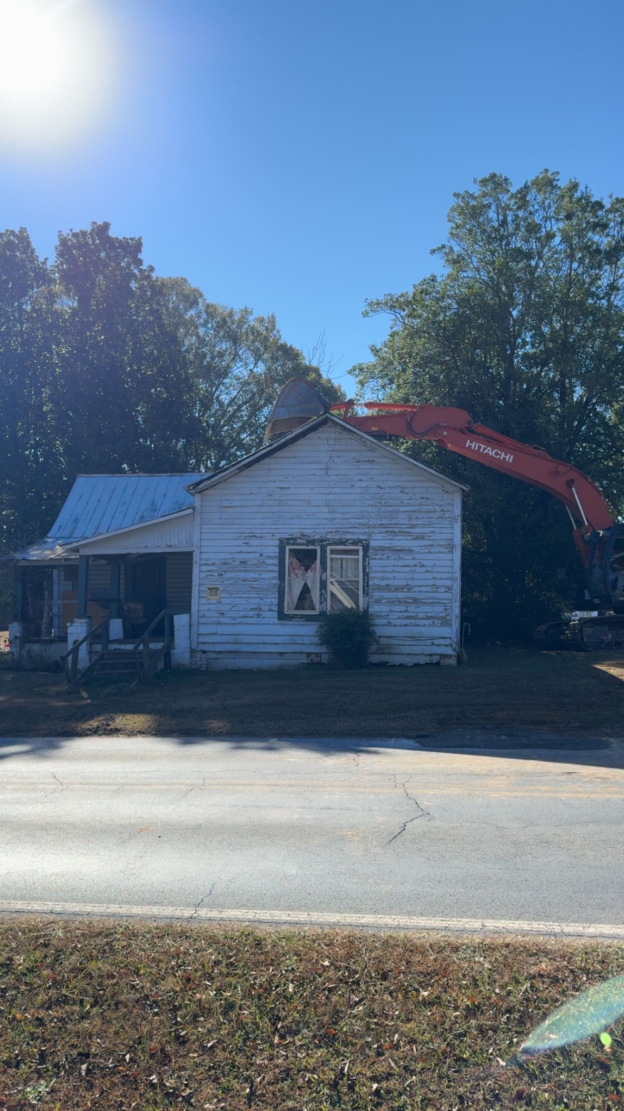 Structure teardown and site cleanup near Rome Georgia